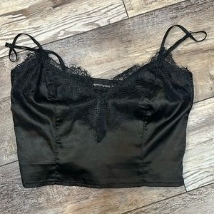 Pretty Little Thing Black Lace Top